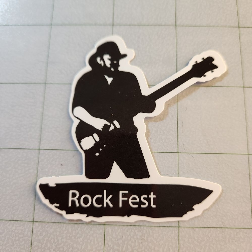 Rock Fest sticker 10 for $10 Sticker